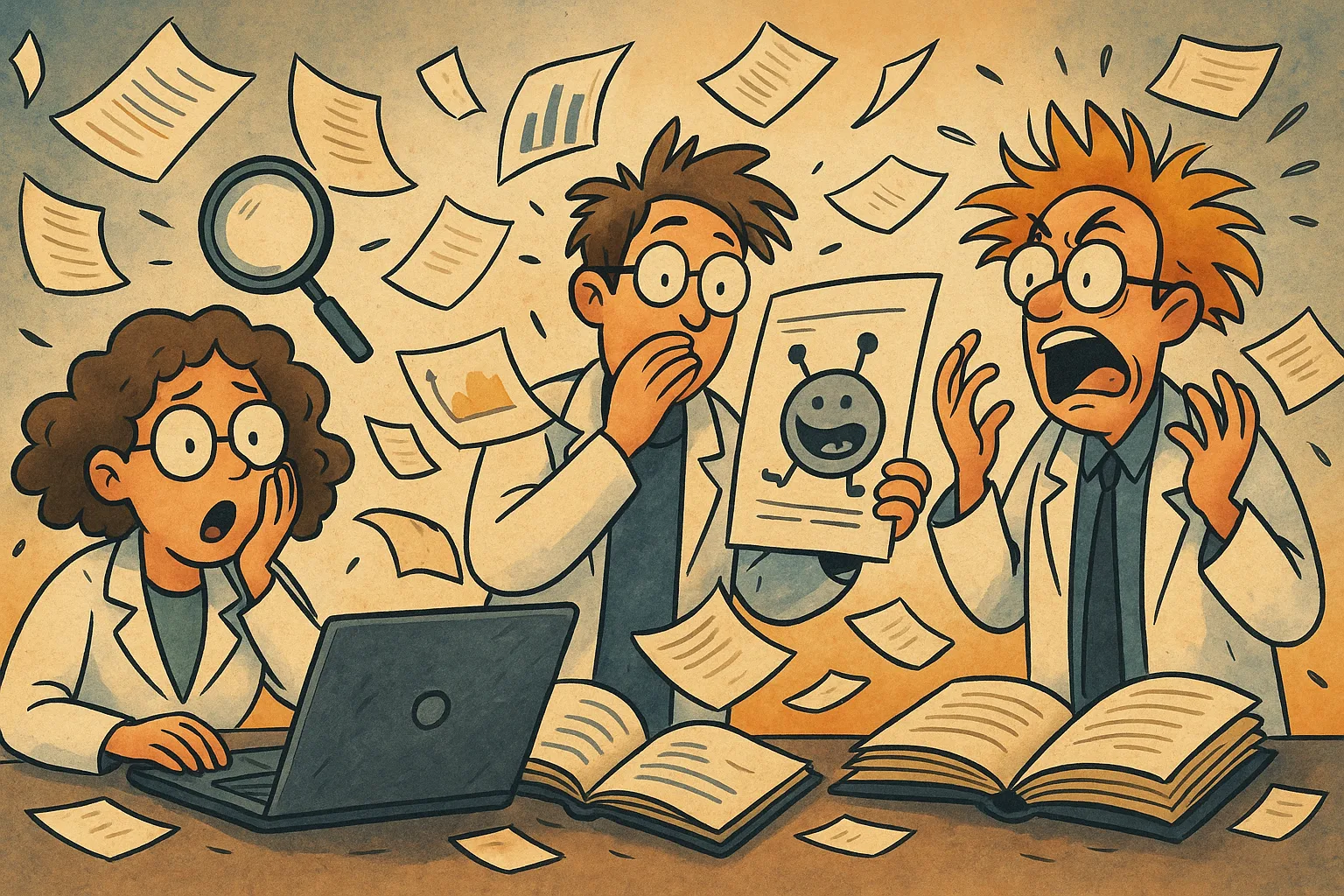 When scientists go nuts: bizarre outputs in publications